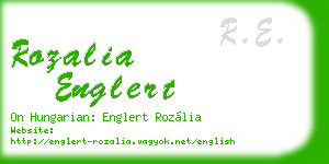 rozalia englert business card