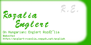 rozalia englert business card